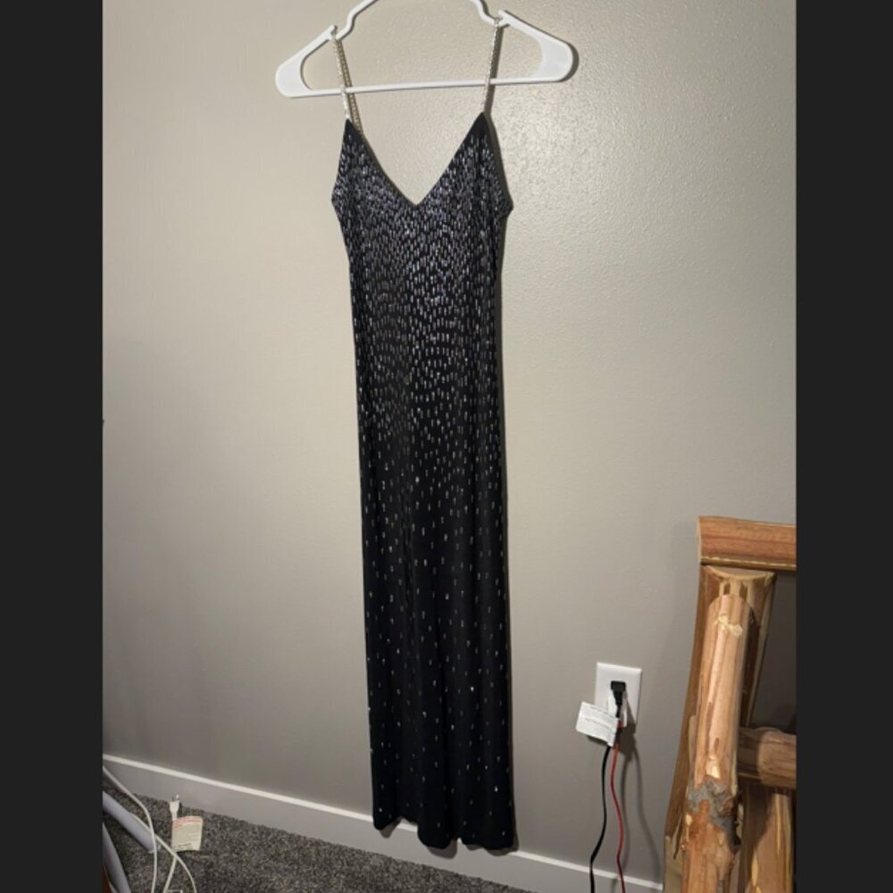 Jump - Black & Silver/Gold Dress - perfect for Prom of Homecoming
